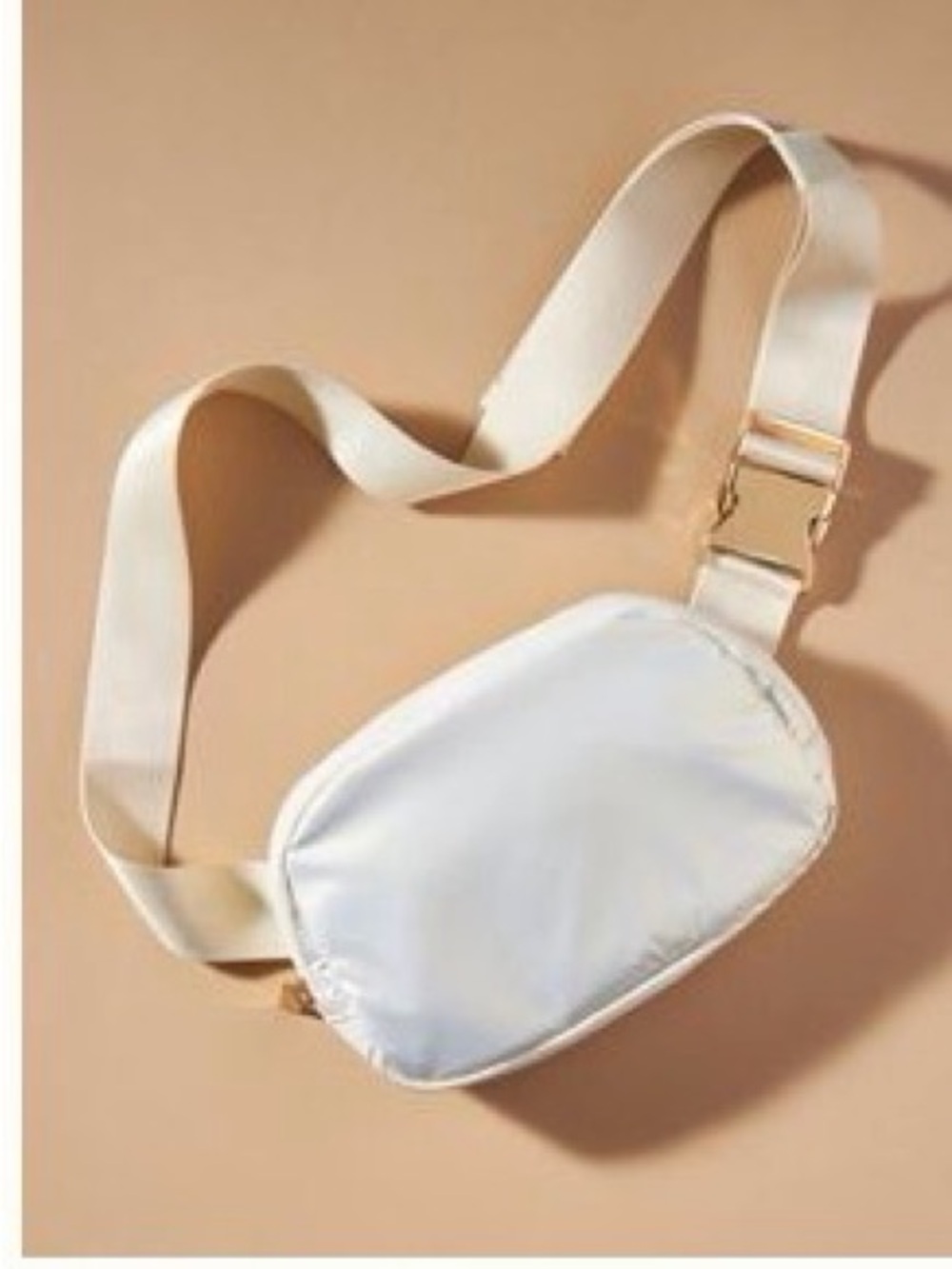 Anthropologie Crossbody Belt Bag - Ivory